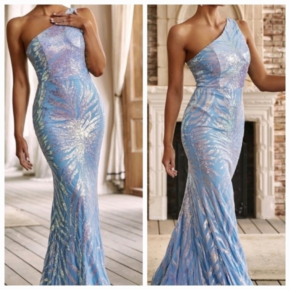 Holographic luxx Premium Brand And Quality Special Event Dress - Picture 1 of 9